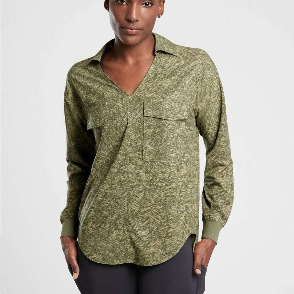 Athleta Zuma Printed Top